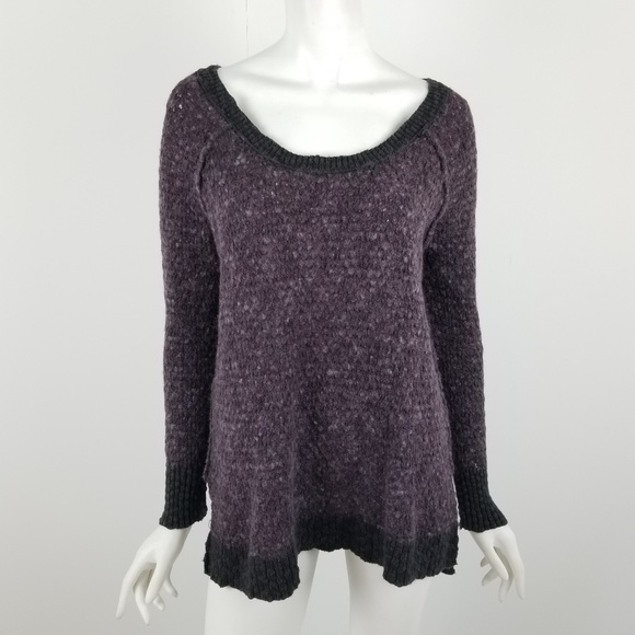 Free People Sweaters - Free People Plum Purple Oversized Sweater Medium